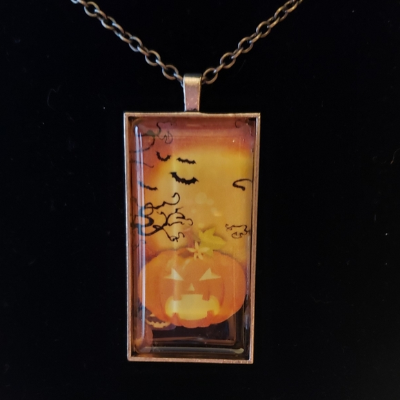 Halloween Pumpkin Pendent - Picture 1 of 2